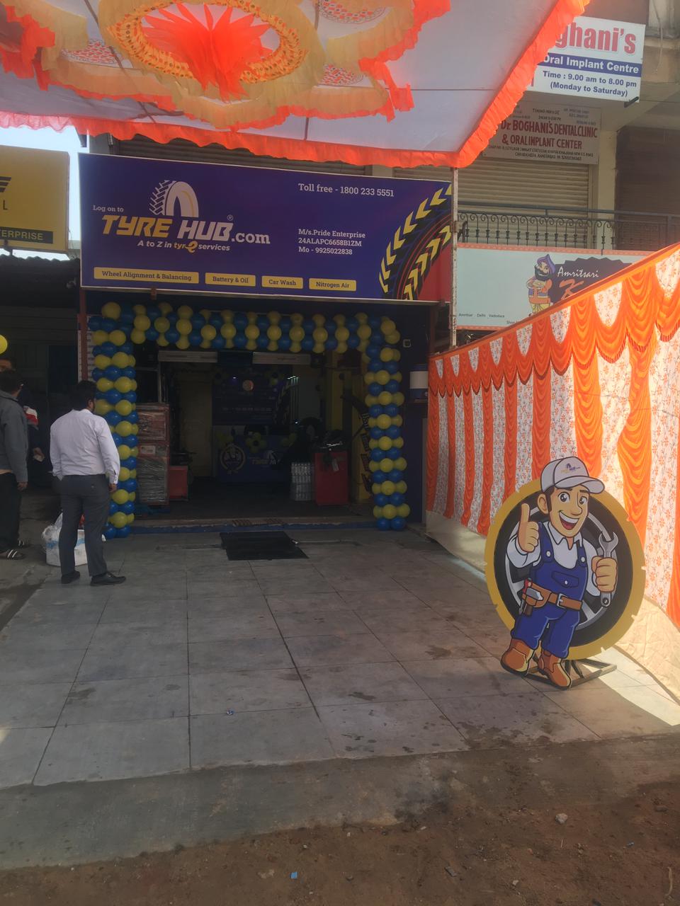 Tyre Shop in Chandkheda Car wash & Wheel alignment in Ahmedabad